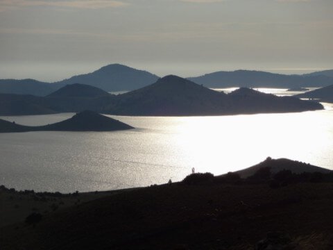 Nationale park Kornati, View of islands