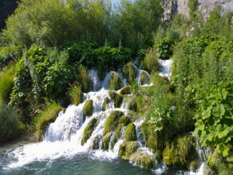 Plivitce Seen, Wasserfall