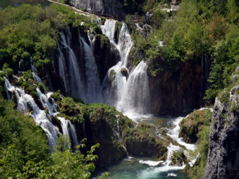 Plivitce Seen, Wasserfall